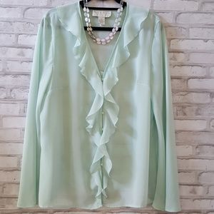 NORTON McNAUGHTON Blouse (Size 14)